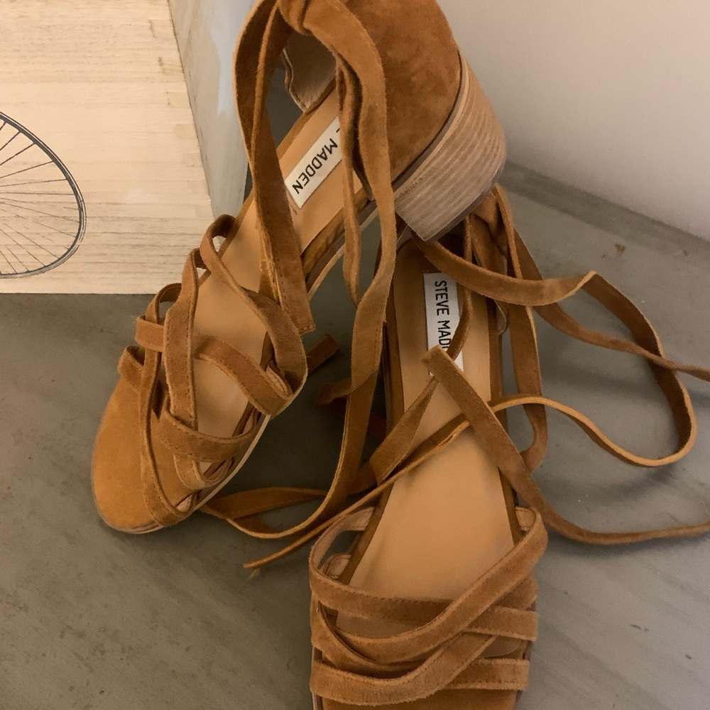 Steve Madden Ankle Wrap Heel